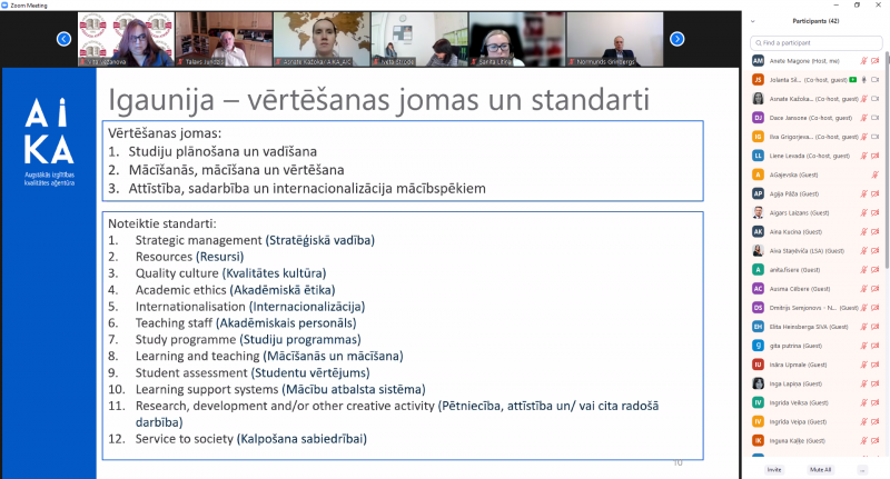 Photo: workshop for universities and partners on March 18