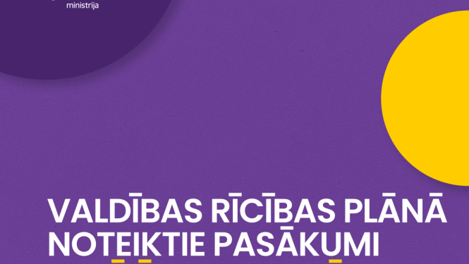 Valdības rīcības plānā noteiktie pasākumi Izglītības un zinātnes ministrijas jomā