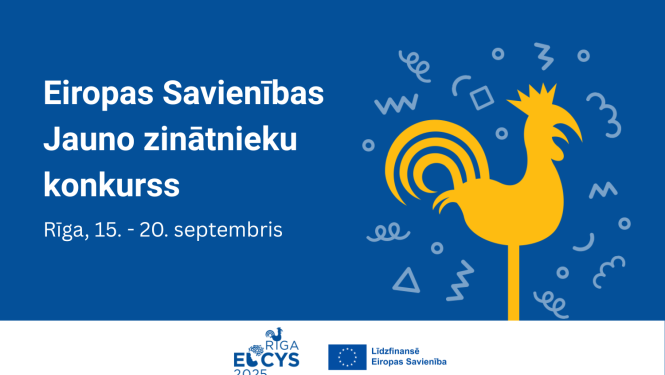 Eiropas Savienības Jauno zinātnieku konkurss Rīgā no 15. līdz 20. septembrim