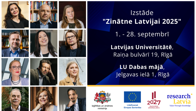 RL izstāde 1.-28. septembrī Latvijas universitātē