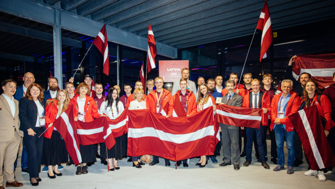 EuroSkills Latvijas komandas kopbilde