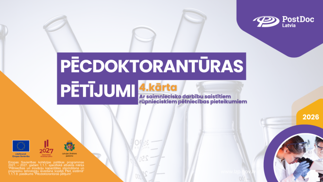 Pēcdoktorantūras pētījumi LZP