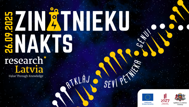 Zinātnieku nakts 2025. 26.09.2025.