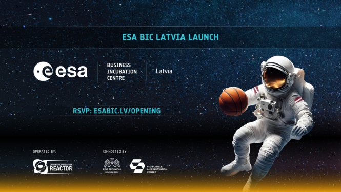 A cosmonaut in space with a basketball in his hands