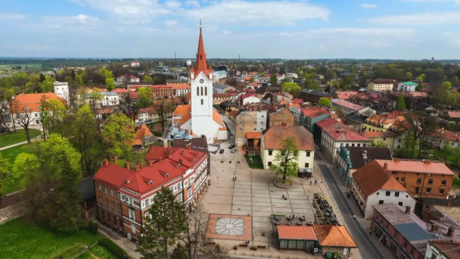 Cēsis no putna lidojuma