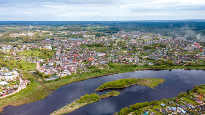 Krāslavas novads no putna lidojuma
