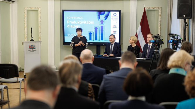 Produktivitātes dialoga konferences pasākums