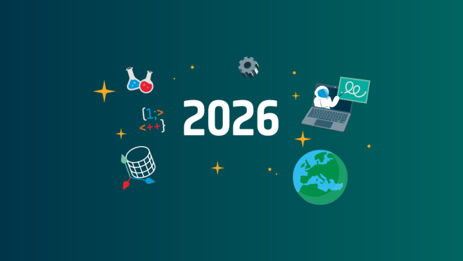 Kosmoda, pētniecības elementi. Tekstā "2026"