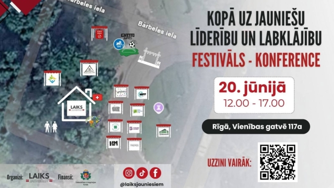 Festivāls-konference "Kopā uz jauniešu līderību un labklājību"