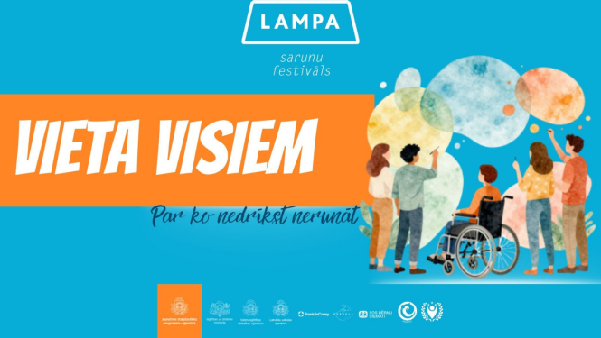 JSPA telts "Vieta visiem" sarunu festivālā LAMPA