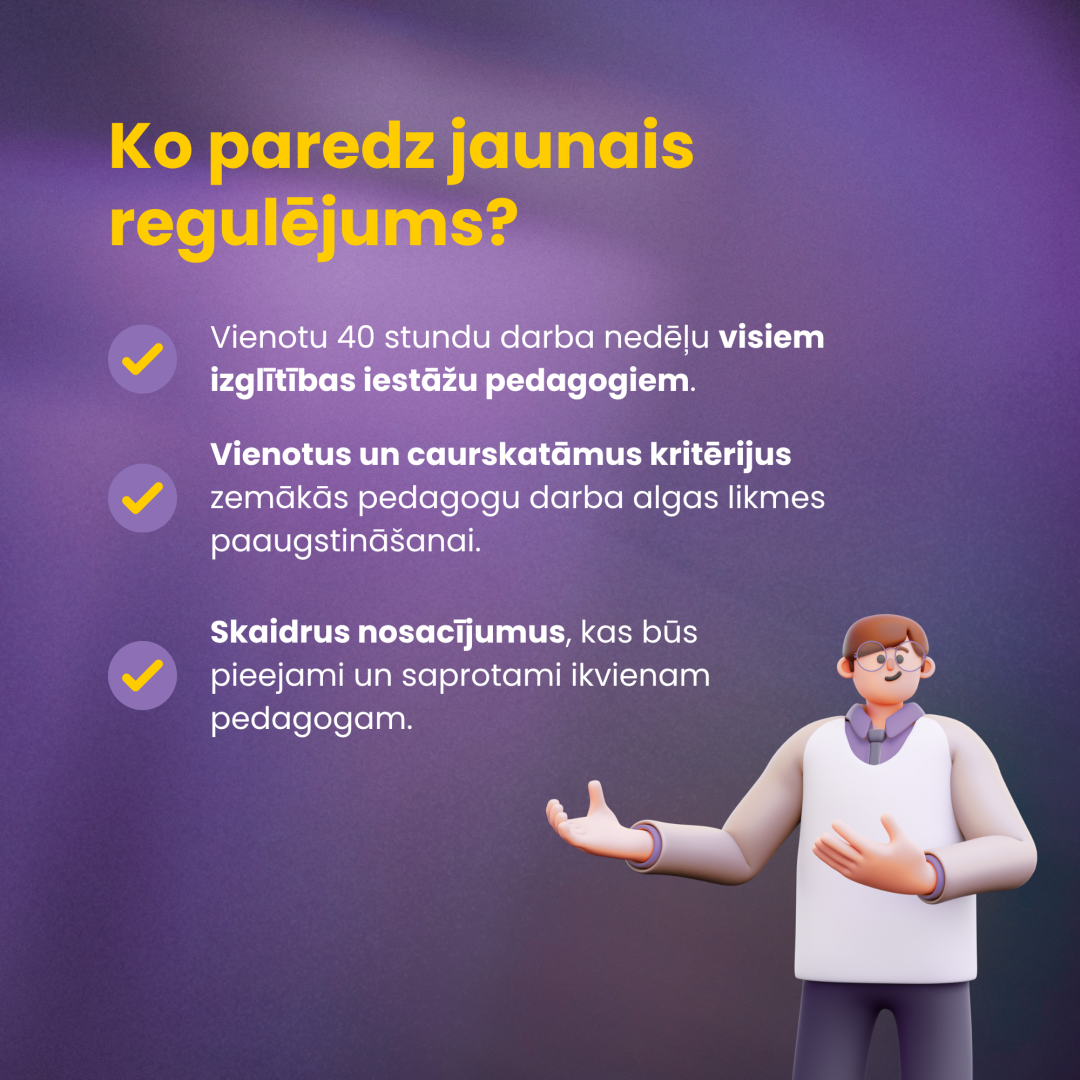 Ko paredz jaunais regulējums?