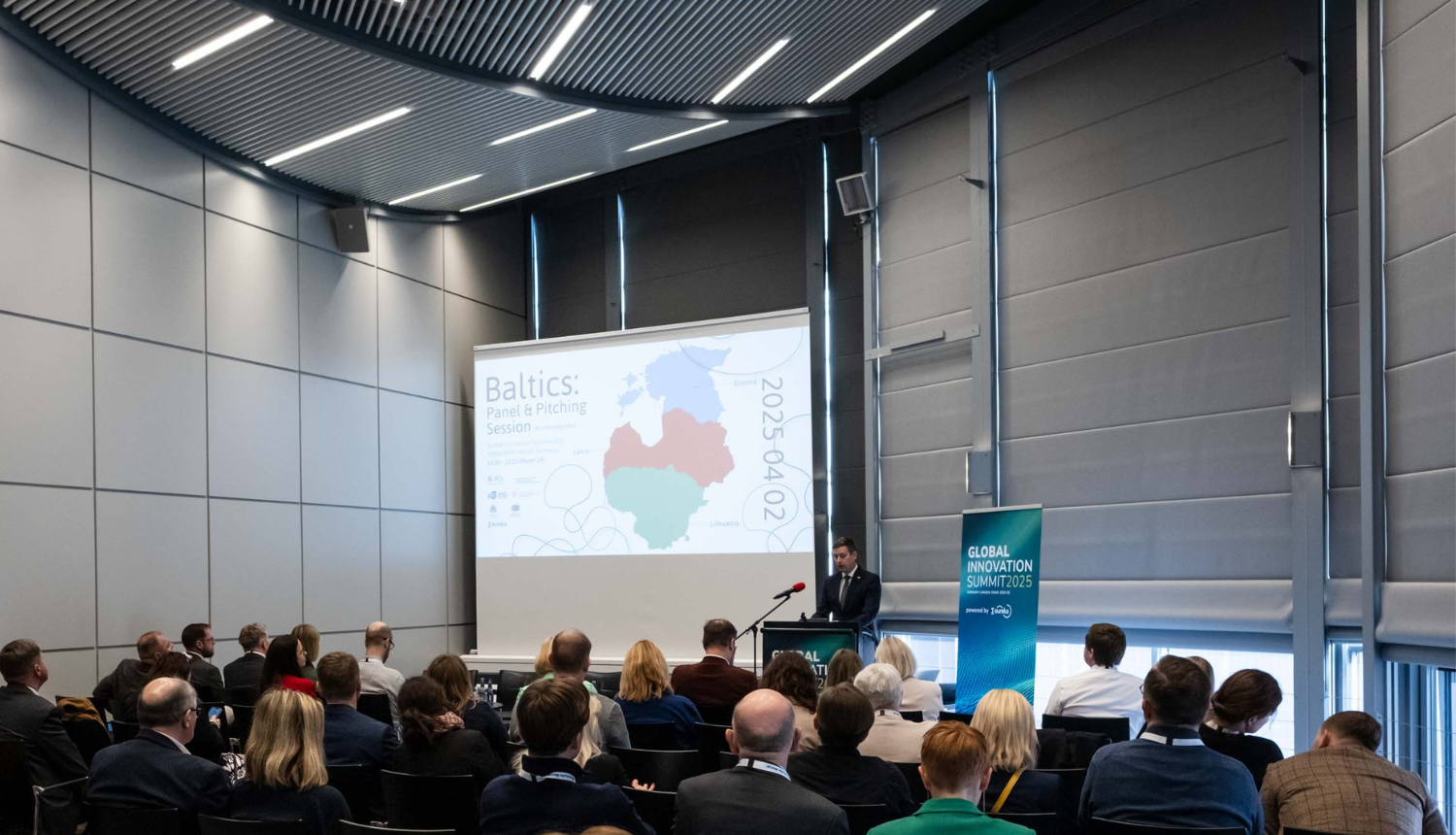 Paneļdiskusija “Nākotnes inovācijas – Baltijas valstu perspektīva” (02.04.2025). Publicitātes foto: EUREKA.