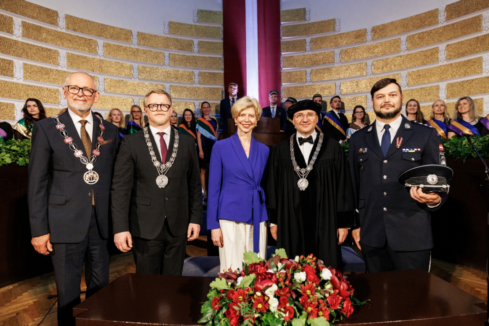 LU rektora inaugurācijas ceremonija