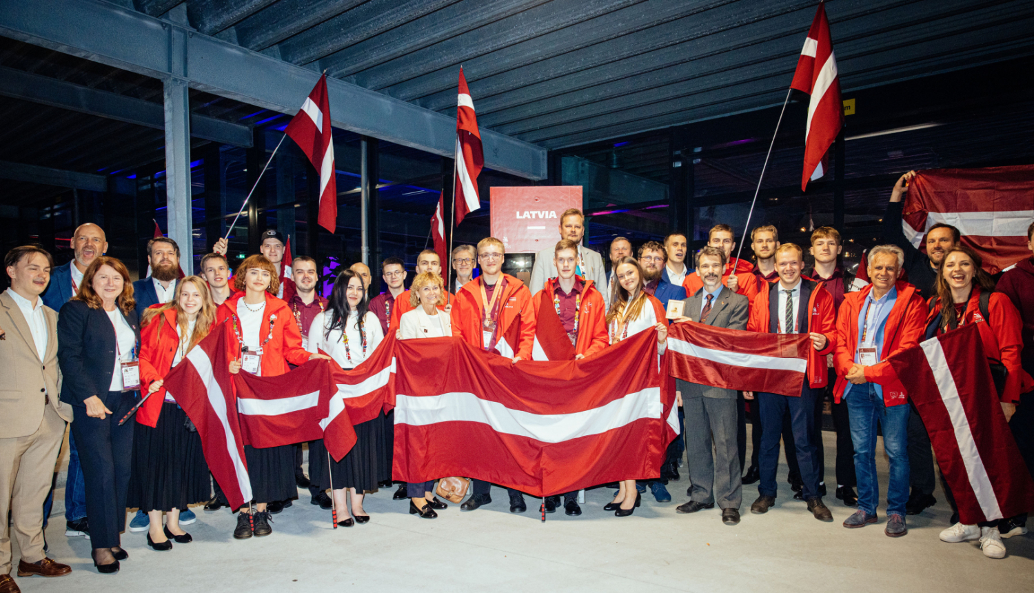 EuroSkills Latvijas komandas kopbilde