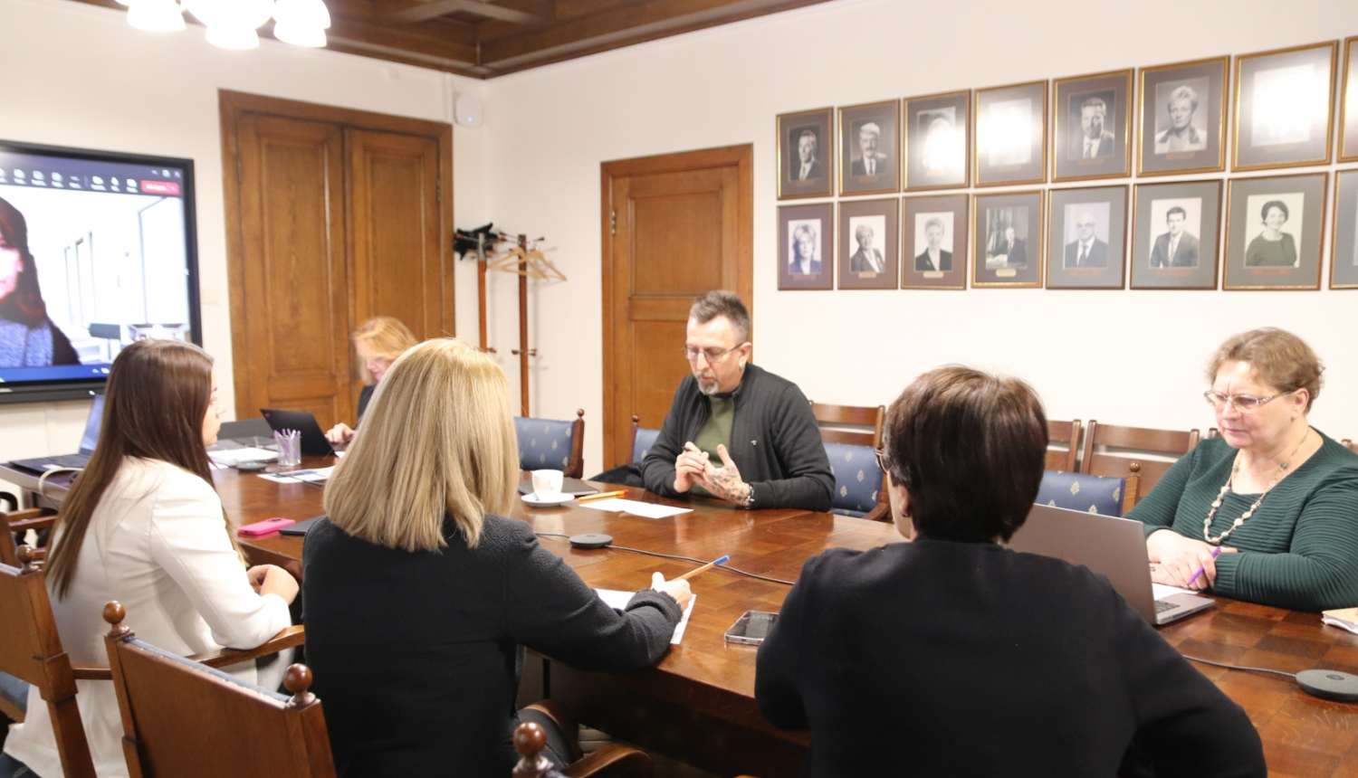 Tikšanās ar Lībiešu institūta vadītāju un līvu valodnieku Valtu Ernštreitu