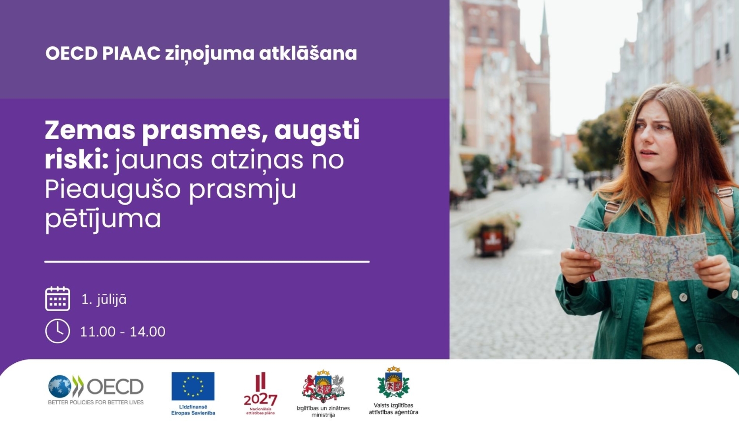 OECD ziņojuma atklāšanas pasākums: Zemas prasmes, augsti riski: jaunas atziņas no Pieaugušo prasmju pētījuma
