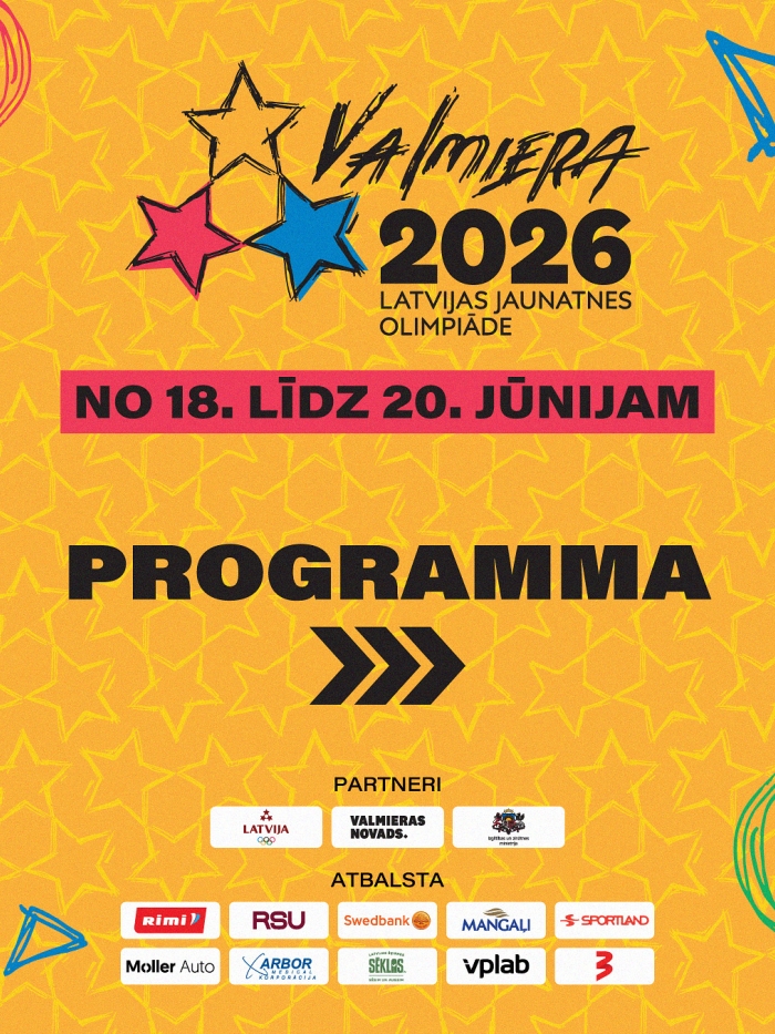 Valmiera 2026, no 18. līdz 20. jūnijam. Pasākuma programma.