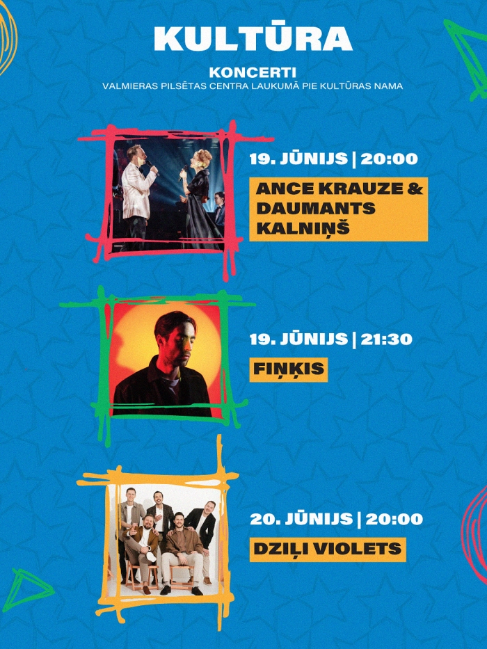 Pasākuma programma - kultūra