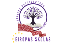 Eiropas skolas vertikāls logo