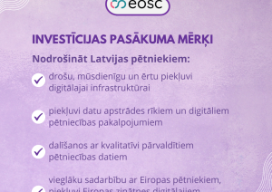 Investīcijas pasākuma mērķi