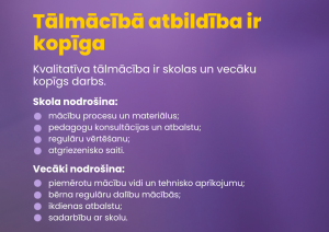 Tālmācībā atbildība ir kopīga