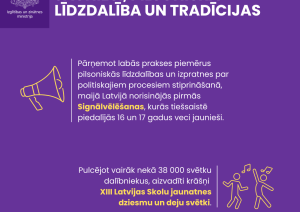 Jaunieši, pilsoniskā līdzdalība un tradīcijas