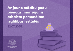 Ar jauno mācību gadu pieaugs finansējums atbalsta personālam izglītības iestādēs vizuālis – virsraksts