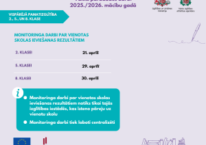 VPD 2025./2026. mācību gadā – 2., 5., 8. klase