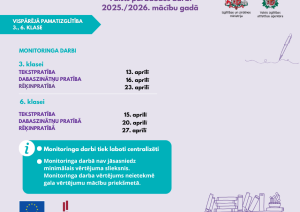 VPD 2025./2026. mācību gadā – 3., 6. klase