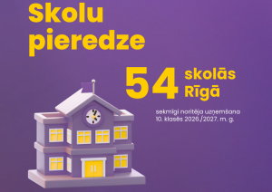 Skolu pieredze. 54 skolas Rīgā sekmīgi noritēja uzņemšana 10. klasēs 2026./2027. mācību gadā.