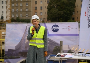 Komandu sporta spēļu halles – kapsulas iemūrēšanas svētki