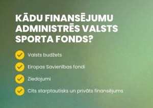 Kādu finansējumu administrēs Valsts sporta fonds?