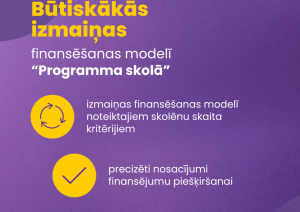Būtiskās izmaiņas