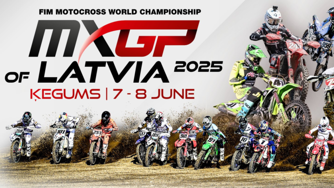 MXGP pasaules čempionāta Latvijas posms notiks 2026. gada 6.–7. jūnijā mototrasē “Zelta Zirgs” Ķegumā.