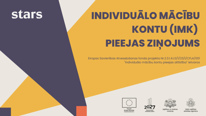 Individuālo mācību kontu (IMK) pieejas ziņojums