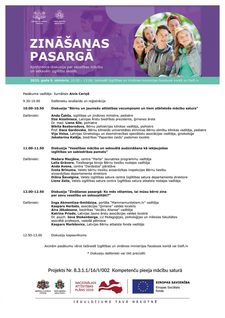 Zināšanas pasargā pasākuma programma 