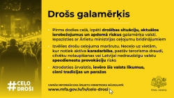 Drošs galamērķis infografika