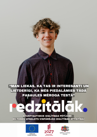 Gustavs, Raiņa skolas 9. klases skolēns
