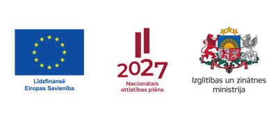 Līdzfinansē Eiropas Savienība kopā ar Nacionālo attīstības plānu un Izglītības un Zinātnes ministriju
