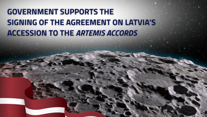 Government supports the signing of the agreement on Latvia's accession to the ARTEMIS ACCORDS
