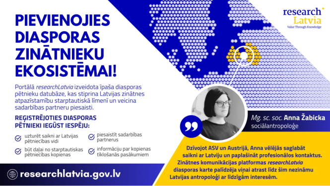 Pievienojies diasporas zinātnieku ekosistēmai!