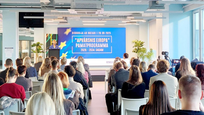 Apvārsnis Eiropa 2025 pasākums RTU telpās