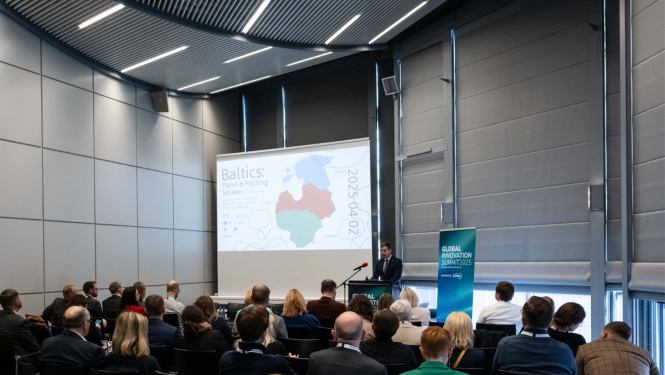 Panel discussion “Innovating the Future – A Focus on the Baltic Nations” (02.04.2025). Publicity photo: EUREKA.