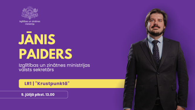 Valsts sekretāra Jāņa Paidere intervija LR1 raidījumā "Krustpunktā" 9. jūlijā plkst. 13.00
