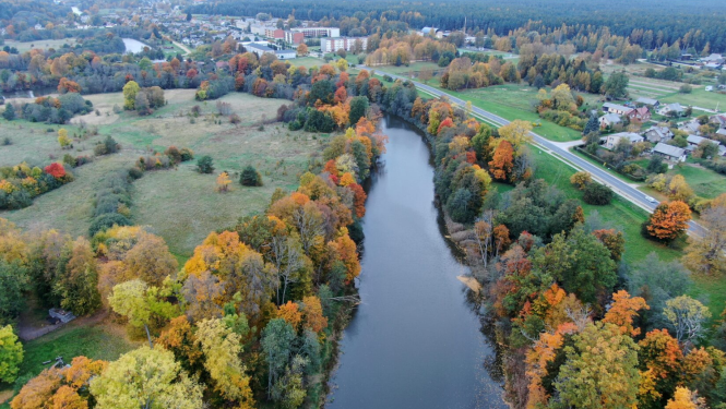 Dienvidkurzemes novads no putna lidojuma