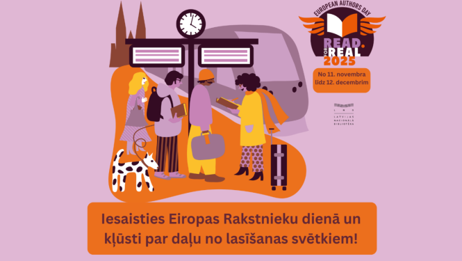 Iesaisties Eiropas Rakstnieku dienā un kļūsti par daļu no lasīšanas svētkiem!