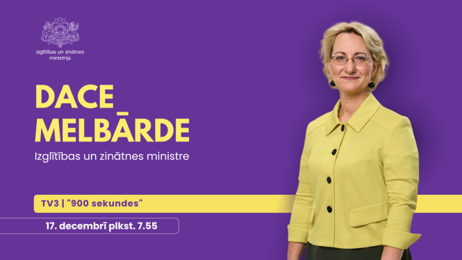 Izglītības un zinātnes ministre Dace Melbārde
