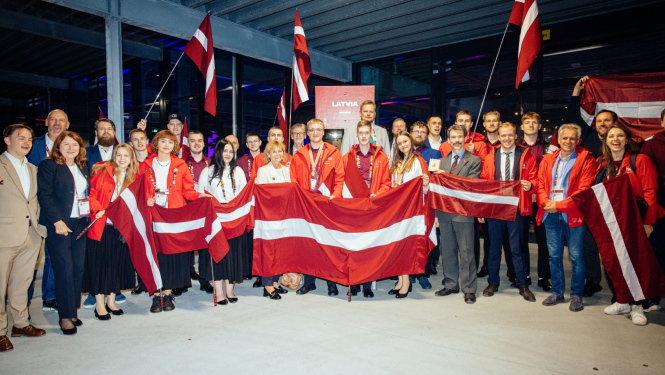 EuroSkills Latvijas komandas kopbilde