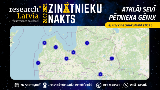 Zinātnieku nakts 2025. 26.09.2025.