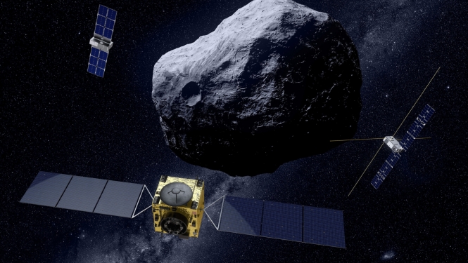 kosmosa ķermenis un satelīts